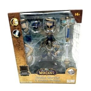 McFarlane • World of Warcraft • Human Warrior Paladin (Common) 1:12 • NEW
